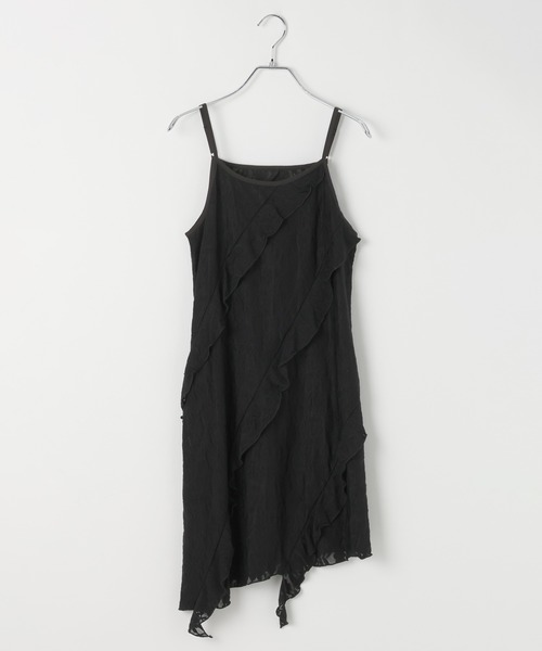 PAGEBOY（ページボーイ）の「カットレースキャミワンピース（チュニック・レディース・オフホワイト/ブラック・FREE）」の20枚目の写真