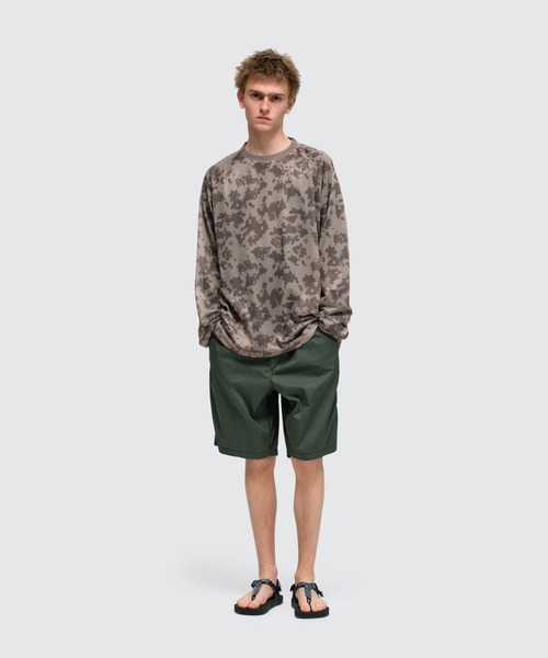 WILD THINGS(ワイルドシングス)の「プリントメッシュ L/S Tシャツ│PRINT MESH L/S TEE(Tシャツ/カットソー・メンズ・ブラック系その他7/ベージュ系その他6/グリーン系その他7・XL/L/M/S)」の3枚目の写真
