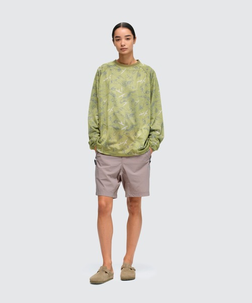 WILD THINGS(ワイルドシングス)の「プリントメッシュ L/S Tシャツ│PRINT MESH L/S TEE(Tシャツ/カットソー・メンズ・ブラック系その他7/ベージュ系その他6/グリーン系その他7・XL/L/M/S)」の1枚目の写真