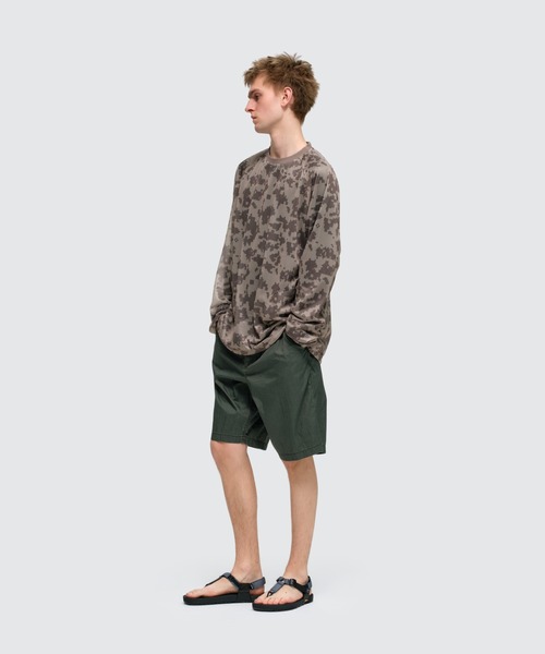 WILD THINGS(ワイルドシングス)の「プリントメッシュ L/S Tシャツ│PRINT MESH L/S TEE(Tシャツ/カットソー・メンズ・ブラック系その他7/ベージュ系その他6/グリーン系その他7・XL/L/M/S)」の4枚目の写真
