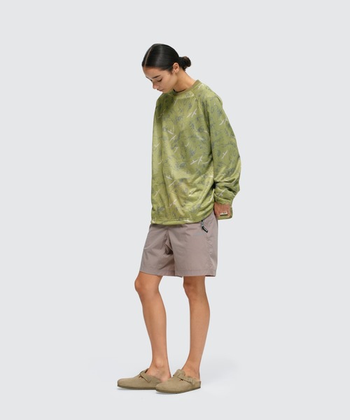 WILD THINGS(ワイルドシングス)の「プリントメッシュ L/S Tシャツ│PRINT MESH L/S TEE(Tシャツ/カットソー・メンズ・ブラック系その他7/ベージュ系その他6/グリーン系その他7・XL/L/M/S)」の6枚目の写真
