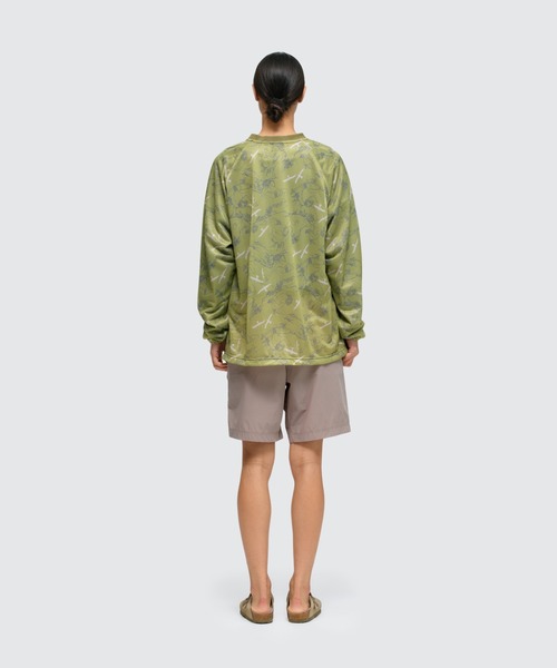WILD THINGS(ワイルドシングス)の「プリントメッシュ L/S Tシャツ│PRINT MESH L/S TEE(Tシャツ/カットソー・メンズ・ブラック系その他7/ベージュ系その他6/グリーン系その他7・XL/L/M/S)」の7枚目の写真