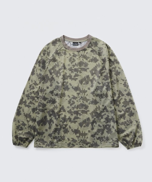 WILD THINGS(ワイルドシングス)の「プリントメッシュ L/S Tシャツ│PRINT MESH L/S TEE(Tシャツ/カットソー・メンズ・ブラック系その他7/ベージュ系その他6/グリーン系その他7・XL/L/M/S)」の8枚目の写真