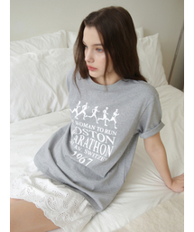 WAVE UNION（ウェーブユニオン）の「Kathrine T-shirt heather dark gray（Tシャツ/カットソー）」