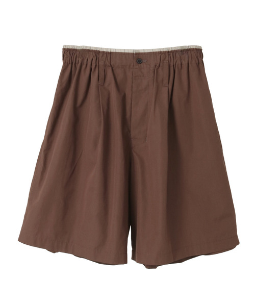 CURRENTAGE（カレンテージ）の「TYPEWRITER SHORT PANTS（その他パンツ・レディース・グリーン/ブラウン/ブルー・2/1）」の2枚目の写真