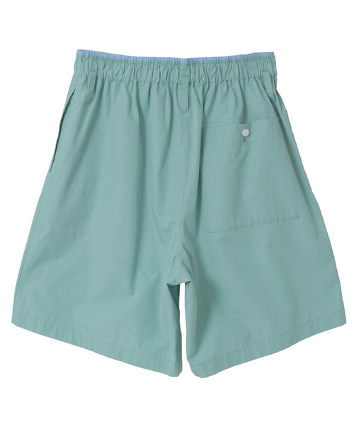CURRENTAGE（カレンテージ）の「TYPEWRITER SHORT PANTS（その他パンツ・レディース・グリーン/ブラウン/ブルー・2/1）」の4枚目の写真