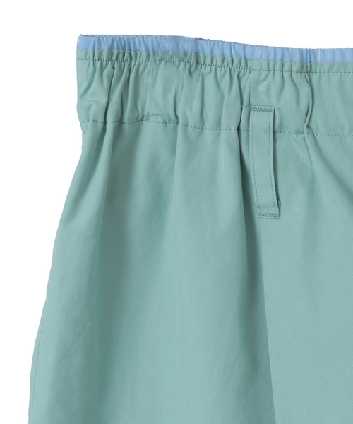 CURRENTAGE（カレンテージ）の「TYPEWRITER SHORT PANTS（その他パンツ・レディース・グリーン/ブラウン/ブルー・2/1）」の7枚目の写真