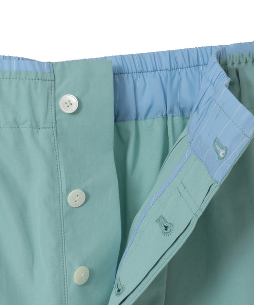 CURRENTAGE（カレンテージ）の「TYPEWRITER SHORT PANTS（その他パンツ・レディース・グリーン/ブラウン/ブルー・2/1）」の8枚目の写真