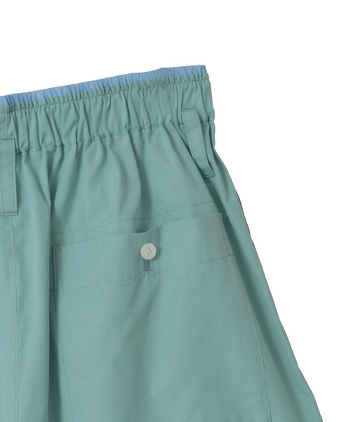 CURRENTAGE（カレンテージ）の「TYPEWRITER SHORT PANTS（その他パンツ・レディース・グリーン/ブラウン/ブルー・2/1）」の9枚目の写真