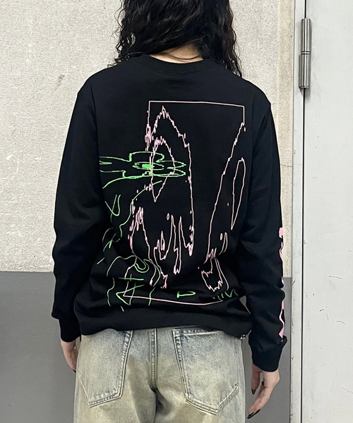 P.A.M.（パム）の「【P.A.M/パム】SS LS TEE - ICONS（Tシャツ/カットソー・レディース・ブラック・SMALL）」の7枚目の写真