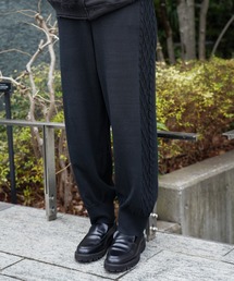 HARVESTY/ハーベスティー CABLE SIDE KNIT PANTSケーブルサイドニットパンツ