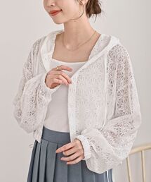 rps（アールピーエス）の「レース透かし編みパーカー（パーカー）」