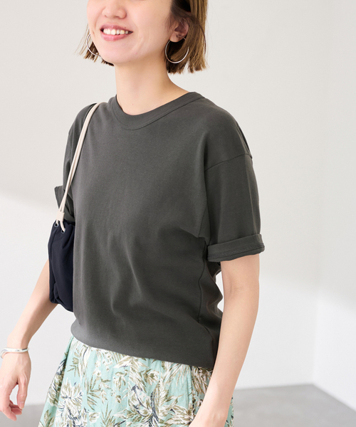 FRAMeWORK（フレームワーク）の「≪追加≫GICIPI/ジチピ GRONGO（Tシャツ/カットソー・レディース・スミクロ/ベージュ系その他/ブラウン/ホワイト・FREE）」の3枚目の写真