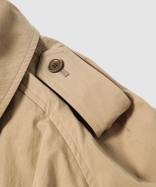 FACETASM(ファセッタズム)の「ZIPPER LAYERED TRENCH COAT(トレンチコート・メンズ・ベージュ・0)」の4枚目の写真