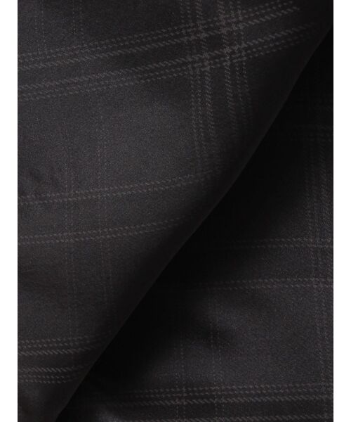 MERCURYDUO(マーキュリーデュオ)の「チェックシアーレイヤードキャミワンピース(ワンピース・レディース・ブラック/アイボリー・MEDIUM/SMALL)」の15枚目の写真