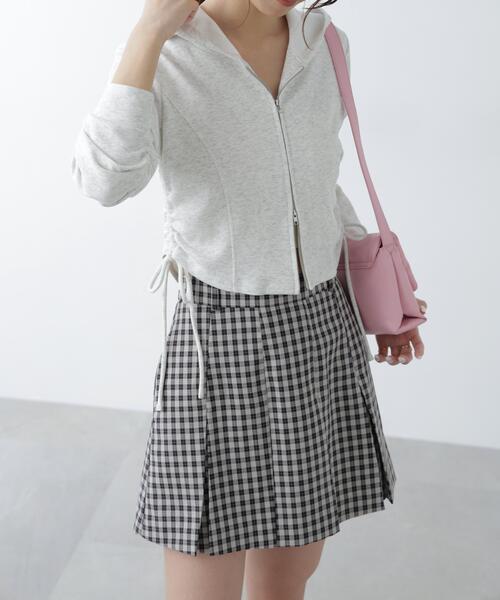 FREE'S MART（フリーズマート）の「◆サイドドロストコンパクトパーカー（パーカー・レディース・グレー/ネイビー/ホワイト・FREE）」の14枚目の写真