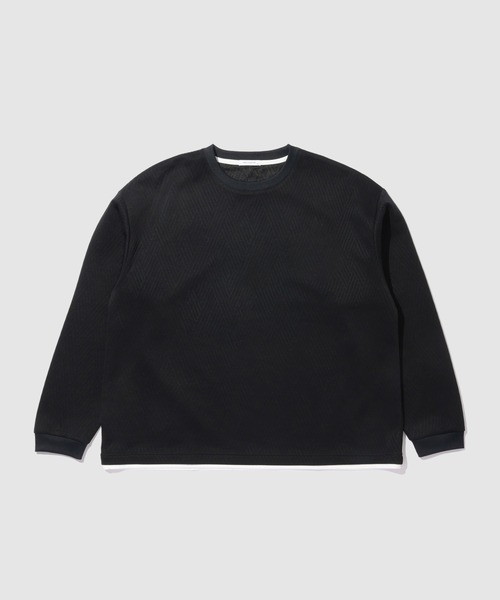 URBAN COLLECTION（アーバンコレクション）の「URBAN COLLECTION膨れJQD フェイククルーネックL/S（Tシャツ/カットソー・メンズ・サックスブルー/ブラック/グレー/オフホワイト・XL/L/M/S）」の11枚目の写真