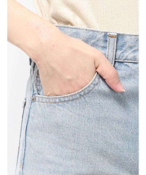 Ungrid(アングリッド)の「ハイウエストスリムストレートデニム(デニムパンツ・レディース・ブルー/インディゴブルー・26inch/25inch/24inch)」の21枚目の写真