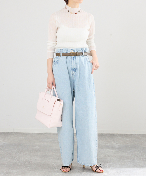 IENA（イエナ）の「ブラウジングデニムパンツ（デニムパンツ・レディース・ブルー系その他・38/36）」の9枚目の写真