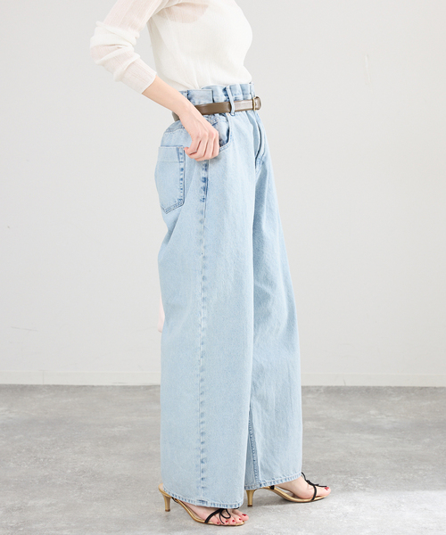 IENA（イエナ）の「ブラウジングデニムパンツ（デニムパンツ・レディース・ブルー系その他・38/36）」の13枚目の写真