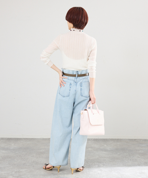 IENA（イエナ）の「ブラウジングデニムパンツ（デニムパンツ・レディース・ブルー系その他・38/36）」の18枚目の写真