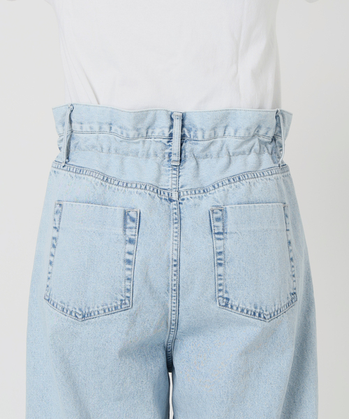 IENA（イエナ）の「ブラウジングデニムパンツ（デニムパンツ・レディース・ブルー系その他・38/36）」の2枚目の写真