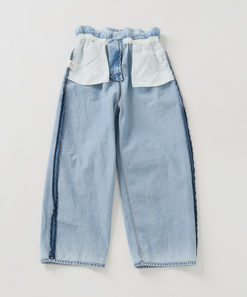 IENA（イエナ）の「ブラウジングデニムパンツ（デニムパンツ・レディース・ブルー系その他・38/36）」の7枚目の写真