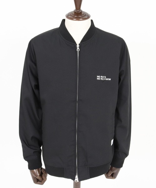 No Rain No Rainbow(ノーレインノーレインボー)の「mj11430-stadium jacket with two-tone embroidery スタジャン(NR26S-23)(スタジャン・メンズ・ネイビー/ブラック・XL/L/M/S)」の15枚目の写真