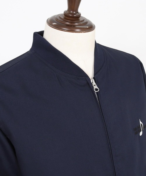 No Rain No Rainbow(ノーレインノーレインボー)の「mj11430-stadium jacket with two-tone embroidery スタジャン(NR26S-23)(スタジャン・メンズ・ネイビー/ブラック・XL/L/M/S)」の20枚目の写真