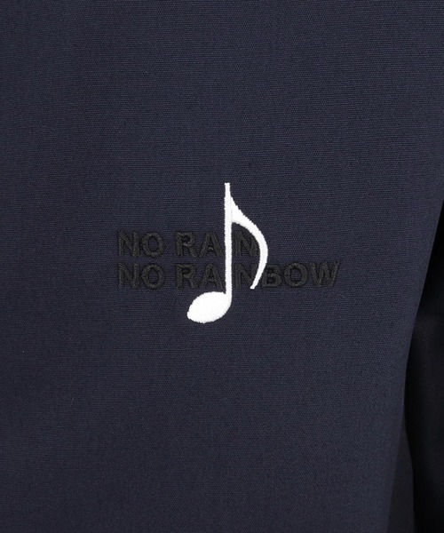 No Rain No Rainbow(ノーレインノーレインボー)の「mj11430-stadium jacket with two-tone embroidery スタジャン(NR26S-23)(スタジャン・メンズ・ネイビー/ブラック・XL/L/M/S)」の22枚目の写真
