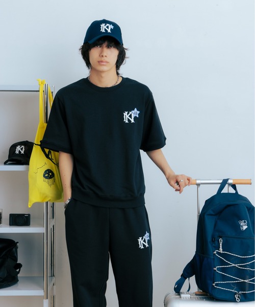 kaoyorinakami(カオヨリナカミ)の「KN sweat pants / カオヨリナカミスウェットパンツ(スウェットパンツ・メンズ・ブラック/グレー・X-LARGE/LARGE/MEDIUM/SMALL)」の6枚目の写真