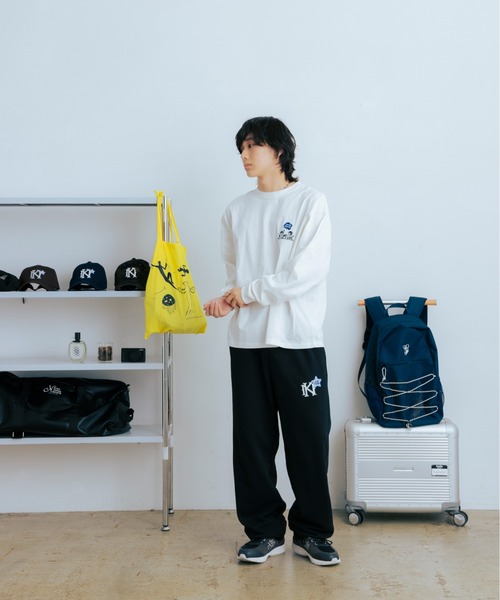 kaoyorinakami(カオヨリナカミ)の「KN sweat pants / カオヨリナカミスウェットパンツ(スウェットパンツ・メンズ・ブラック/グレー・X-LARGE/LARGE/MEDIUM/SMALL)」の13枚目の写真