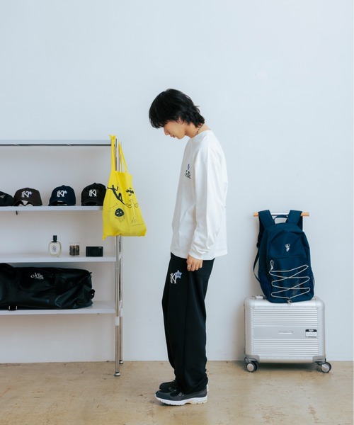 kaoyorinakami(カオヨリナカミ)の「KN sweat pants / カオヨリナカミスウェットパンツ(スウェットパンツ・メンズ・ブラック/グレー・X-LARGE/LARGE/MEDIUM/SMALL)」の15枚目の写真