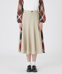 BLUE LABEL CRESTBRIDGE（ブルーレーベルクレストブリッジ）の「サイドクレストブリッジチェックフレアスカート（スカート）」