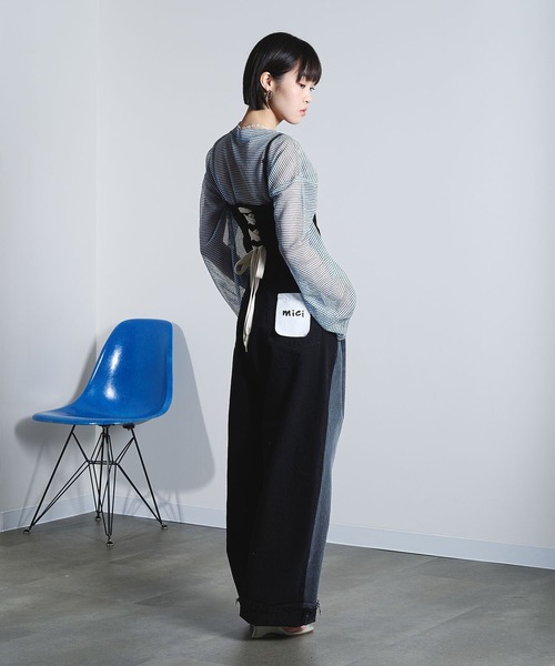 ROSE BUD(ローズバッド)の「SHEER STRIPS PULLOVER(Tシャツ/カットソー・レディース・ブラウン/ホワイト/ライトブルー・ONE SIZE)」の21枚目の写真