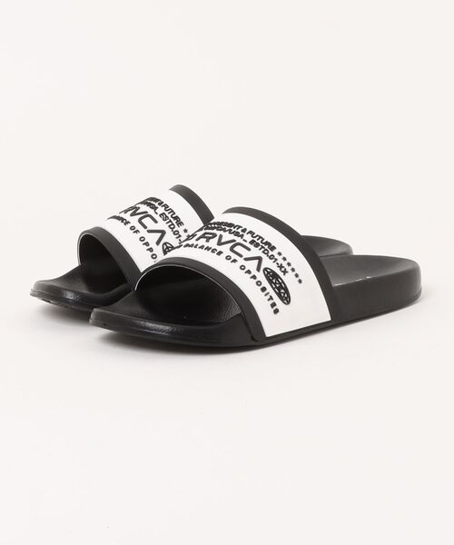 RVCA(ルーカ)の「RVCA メンズ BANNER LOGO SANDAL ファッションサンダル 【2026年春夏モデル】(サンダル・メンズ・ブラック/ホワイト/オレンジ・8/9/10)」の2枚目の写真