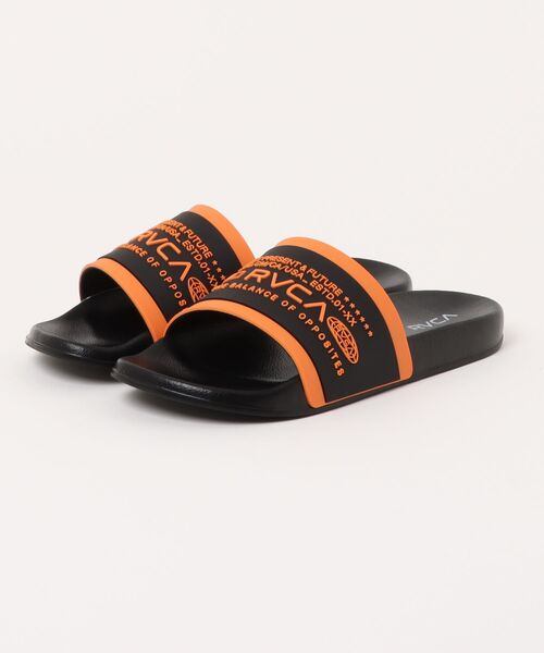 RVCA(ルーカ)の「RVCA メンズ BANNER LOGO SANDAL ファッションサンダル 【2026年春夏モデル】(サンダル・メンズ・ブラック/ホワイト/オレンジ・8/9/10)」の3枚目の写真