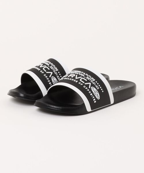 RVCA(ルーカ)の「RVCA メンズ BANNER LOGO SANDAL ファッションサンダル 【2026年春夏モデル】(サンダル・メンズ・ブラック/ホワイト/オレンジ・8/9/10)」の1枚目の写真