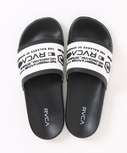 RVCA(ルーカ)の「RVCA メンズ BANNER LOGO SANDAL ファッションサンダル 【2026年春夏モデル】(サンダル・メンズ・ブラック/ホワイト/オレンジ・8/9/10)」の4枚目の写真