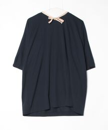 ohta（オータ）の「【ohta】 navy slit T（Tシャツ/カットソー）」