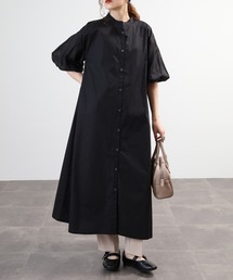 Anna Nicola バルーンスリーブワンピース 半端袖