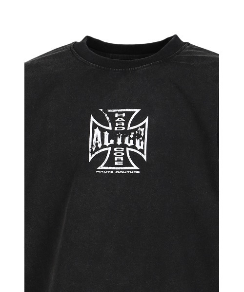 ALICE HOLLYWOOD(アリスハリウッド)の「NUBIAN x ALICE MOTO COUTURE LAYERED LS T-SHIRT (EXCLUSIVE)(Tシャツ/カットソー・メンズ・ブラック・LARGE/X-SMALL/XX-LARGE/X-LARGE/SMALL/MEDIUM)」の8枚目の写真