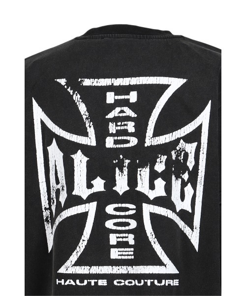 ALICE HOLLYWOOD(アリスハリウッド)の「NUBIAN x ALICE MOTO COUTURE LAYERED LS T-SHIRT (EXCLUSIVE)(Tシャツ/カットソー・メンズ・ブラック・LARGE/X-SMALL/XX-LARGE/X-LARGE/SMALL/MEDIUM)」の9枚目の写真