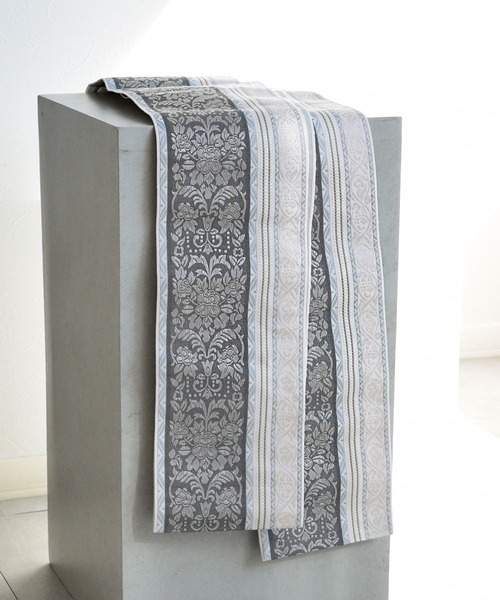 utatane（ウタタネ）の「手染め注染浴衣3点セット utatane×注染工房 本麻 近江縮 淡墨（うすずみ）の朝顔 博多織正絹小袋帯（浴衣・レディース・キナリ・FREE）」の14枚目の写真