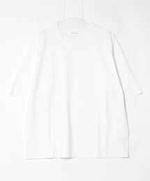 three dots | パウダリーコットン クルーネックTシャツ(Tシャツ/カットソー)