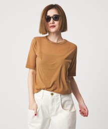 conte | <conte>コットン シアー クルーネックTシャツ(Tシャツ/カットソー)