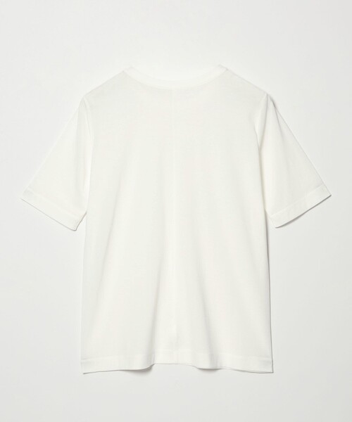 conte（コンテ）の「＜conte＞コットン シアー クルーネックTシャツ（Tシャツ/カットソー・レディース・ブラック/ホワイト/ダークブラウン/オレンジ・FREE）」の12枚目の写真