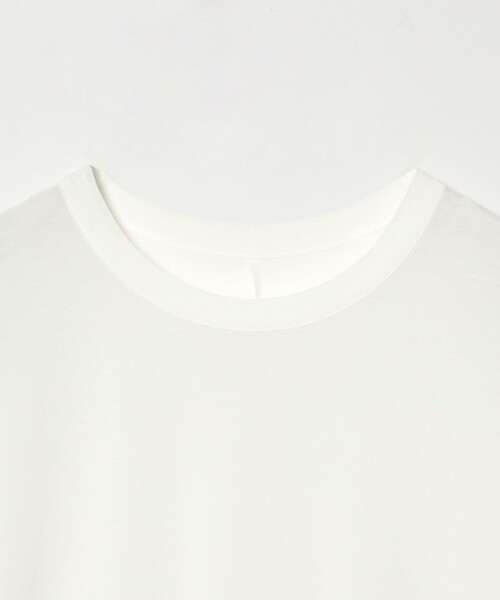 conte（コンテ）の「＜conte＞コットン シアー クルーネックTシャツ（Tシャツ/カットソー・レディース・ブラック/ホワイト/ダークブラウン/オレンジ・FREE）」の13枚目の写真