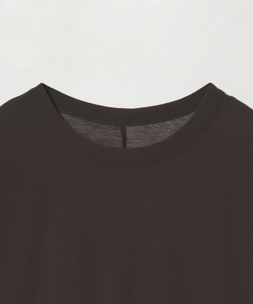 conte（コンテ）の「＜conte＞コットン シアー クルーネックTシャツ（Tシャツ/カットソー・レディース・ブラック/ホワイト/ダークブラウン/オレンジ・FREE）」の19枚目の写真