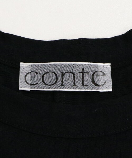 conte(コンテ)の「<conte>コットン シアー クルーネックTシャツ(Tシャツ/カットソー・レディース・ブラック/ホワイト/ダークブラウン/オレンジ・FREE)」の22枚目の写真